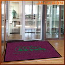 Nylon impermeable caucho logotipo impreso alfombra al aire libre